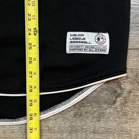 Vintage Y2K 2003 Dynasty Arizona Diamondbacks Baseball Jersey Black Purple - XL - Picture 8 of 8